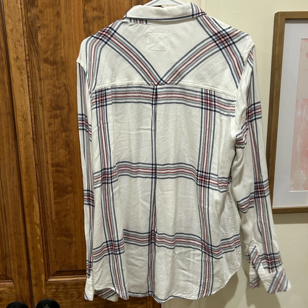 Rails Plaid Flannel/Blouse - Picture 3 of 4